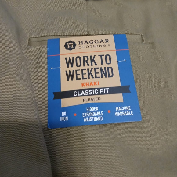NWT Men's Haggar Pants - Picture 5 of 6